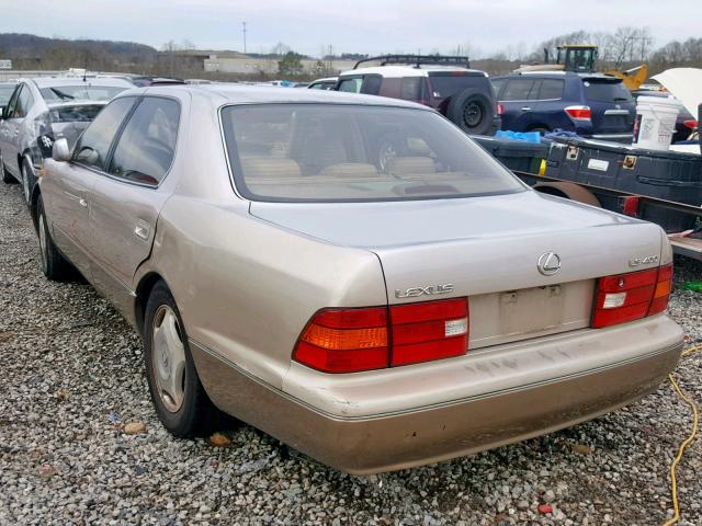 JT8BH28F9W0130517 - 1998 LEXUS LS 400 TAN photo 3