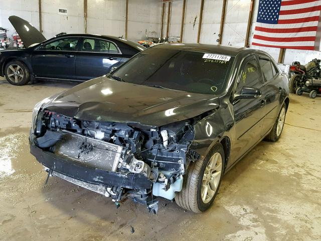 1G11C5SA8DF256803 - 2013 CHEVROLET MALIBU 1LT შავი ფოტო 2