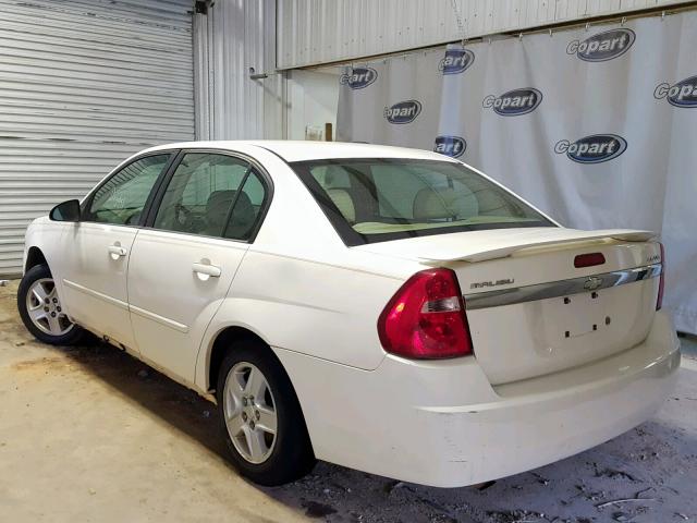 1G1ZT54825F221611 - 2005 CHEVROLET MALIBU LS WHITE photo 3