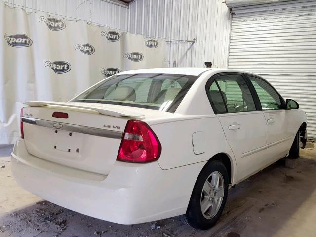 1G1ZT54825F221611 - 2005 CHEVROLET MALIBU LS WHITE photo 4