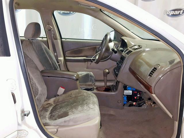 1G1ZT54825F221611 - 2005 CHEVROLET MALIBU LS WHITE photo 5