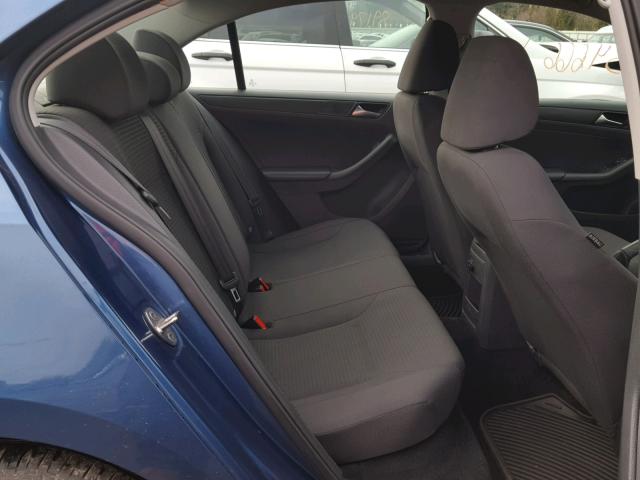 3VW2K7AJ7FM319966 - 2015 VOLKSWAGEN JETTA BASE Կապույտ լուսանկար 6