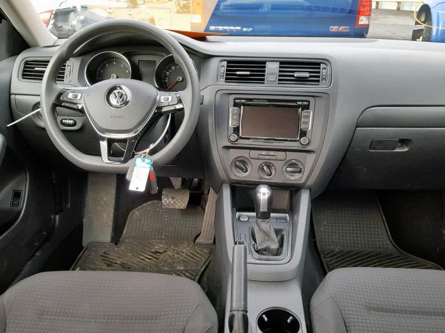 3VW2K7AJ7FM319966 - 2015 VOLKSWAGEN JETTA BASE Կապույտ լուսանկար 9