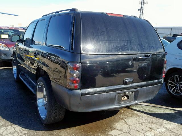 1GKEC13T83R224288 - 2003 GMC YUKON BLACK photo 3