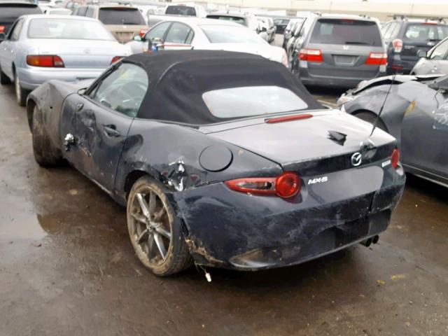 JM1NDAD70G0111004 - 2016 MAZDA MX-5 MIATA BLACK photo 3