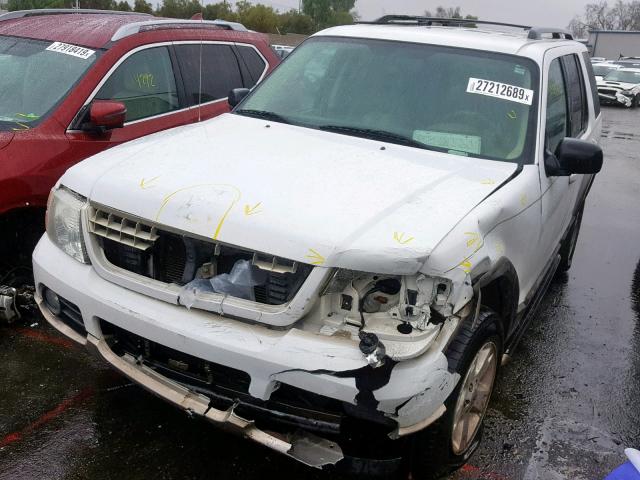 1FMDU74K93UC35726 - 2003 FORD EXPLORER E WHITE photo 2