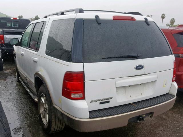 1FMDU74K93UC35726 - 2003 FORD EXPLORER E WHITE photo 3