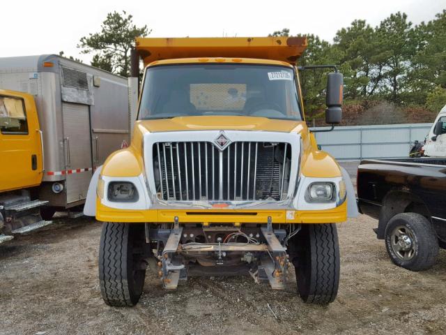 1HTWYSAT37J462888 - 2007 INTERNATIONAL 7000 7600 YELLOW photo 9