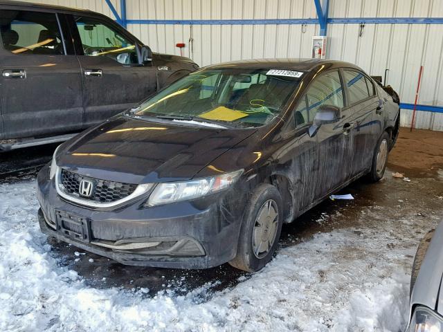 2HGFB2F63DH534897 - 2013 HONDA CIVIC HF BLACK photo 2