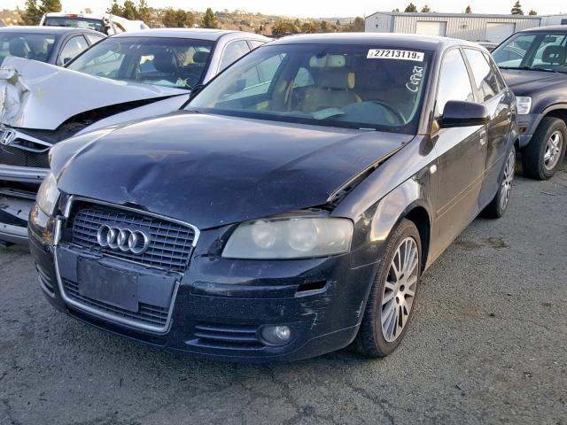 WAUMF78P56A168081 - 2006 AUDI A3 2.0 SPO BLACK photo 2