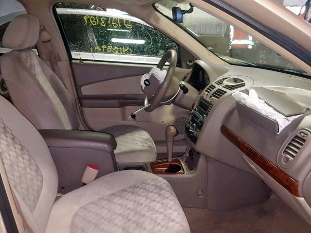 1G1ZT52825F103920 - 2005 CHEVROLET MALIBU LS GOLD photo 5