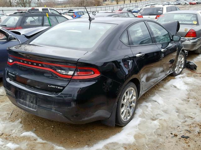 1C3CDFCBXFD144713 - 2015 DODGE DART LIMIT BLACK photo 4