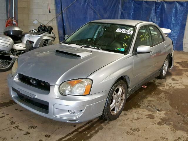 JF1GD29614G508390 - 2004 SUBARU IMPREZA WR SILVER photo 2