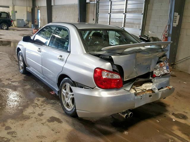 JF1GD29614G508390 - 2004 SUBARU IMPREZA WR SILVER photo 3