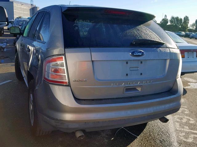 2FMDK36CX8BA70903 - 2008 FORD EDGE SE GRAY photo 3