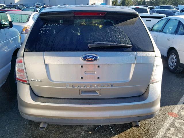 2FMDK36CX8BA70903 - 2008 FORD EDGE SE GRAY photo 9