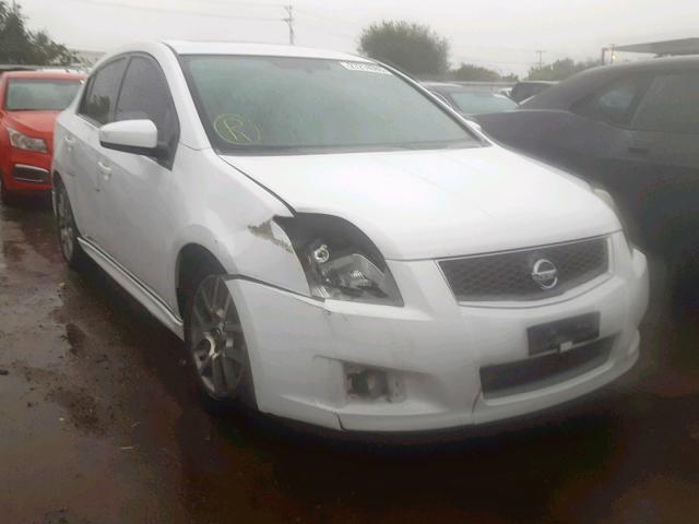 3N1CB61E27L693447 - 2007 NISSAN SENTRA SE- WHITE photo 1