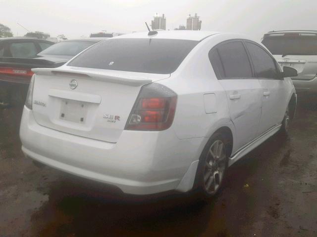 3N1CB61E27L693447 - 2007 NISSAN SENTRA SE- WHITE photo 4