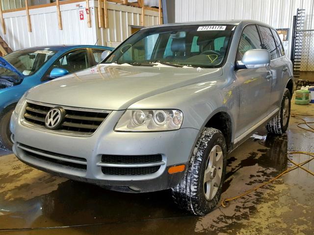 WVGBC67LX4D029826 - 2004 VOLKSWAGEN TOUAREG 3. SILVER photo 2