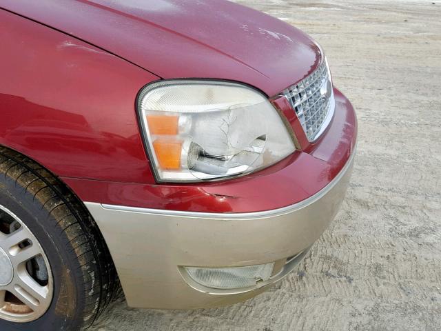 2FMDA58274BA04418 - 2004 FORD FREESTAR L RED photo 9