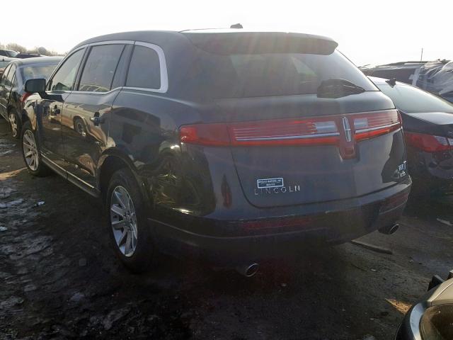 2LMHJ5NK9DBL58113 - 2013 LINCOLN MKT BLACK photo 3