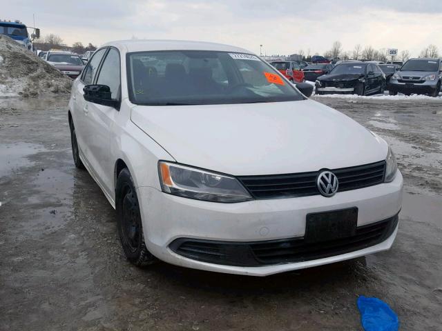 3VW2K7AJ9BM092516 - 2011 VOLKSWAGEN JETTA BASE WHITE photo 1