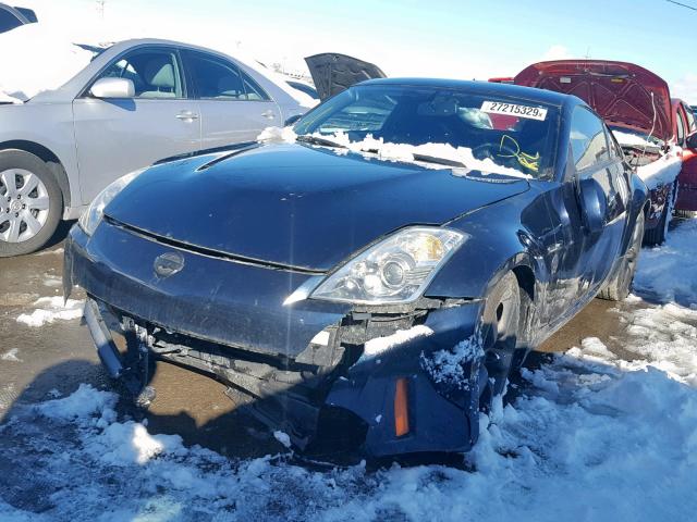 JN1BZ34D57M505972 - 2007 NISSAN 350Z COUPE BLUE photo 2