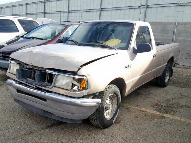 1FTCR10X0PPB70463 - 1993 FORD RANGER GOLD photo 2