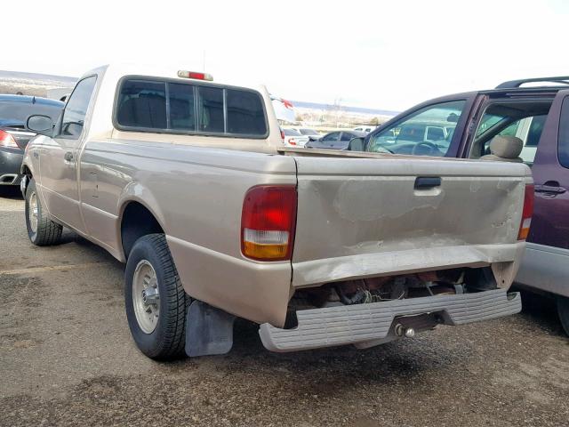 1FTCR10X0PPB70463 - 1993 FORD RANGER GOLD photo 3