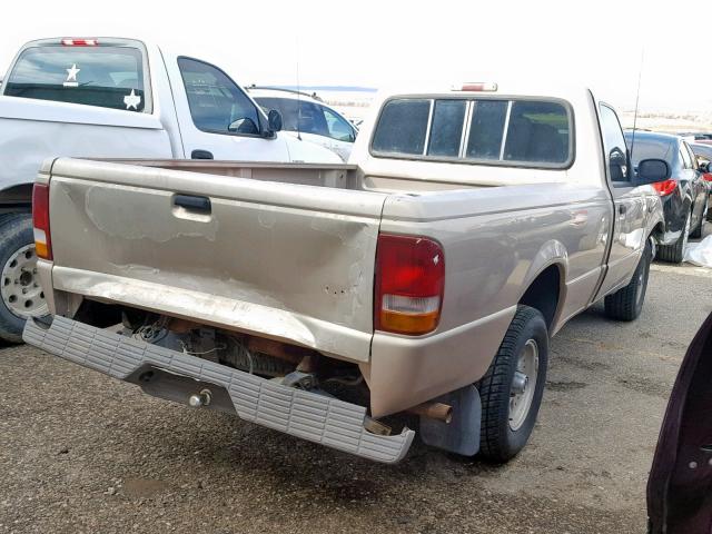 1FTCR10X0PPB70463 - 1993 FORD RANGER GOLD photo 4