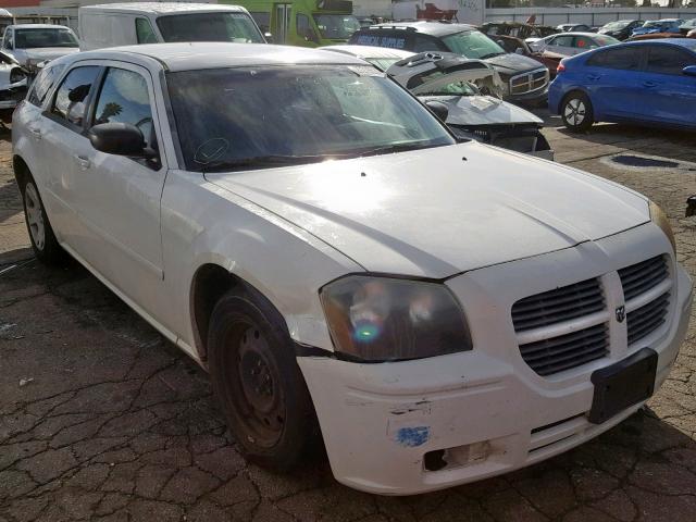 2D4FV47T16H186867 - 2006 DODGE MAGNUM SE WHITE photo 1