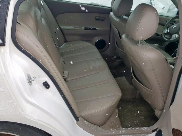 1N4BL11E46C270152 - 2006 NISSAN ALTIMA SE WHITE photo 6