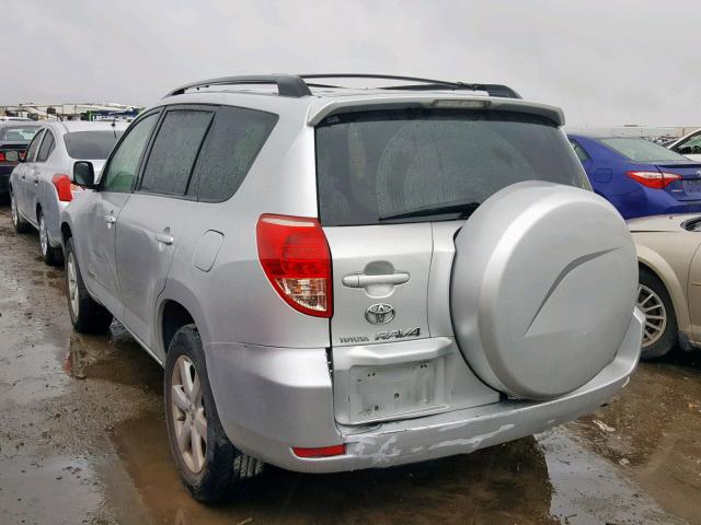 JTMZD31V386064551 - 2008 TOYOTA RAV4 LIMIT SILVER photo 3