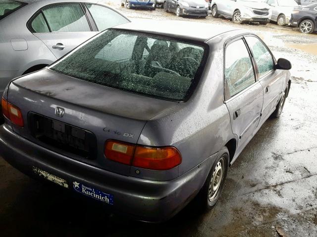 1HGEG8644SL000192 - 1995 HONDA CIVIC DX GRAY photo 4