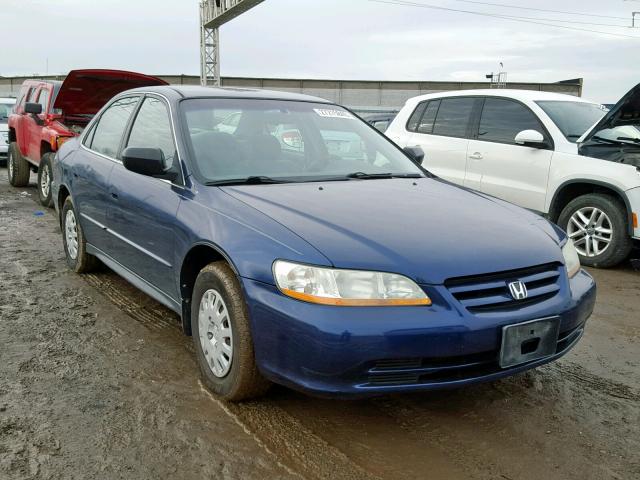 1HGCF866X2A060517 - 2002 HONDA ACCORD VAL BLUE photo 1