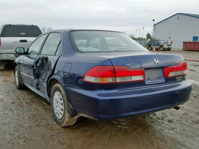 1HGCF866X2A060517 - 2002 HONDA ACCORD VAL BLUE photo 3