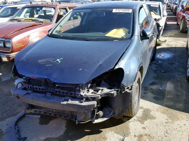 WVWAB7AJ4CW216563 - 2012 VOLKSWAGEN GOLF 蓝色 照片 2
