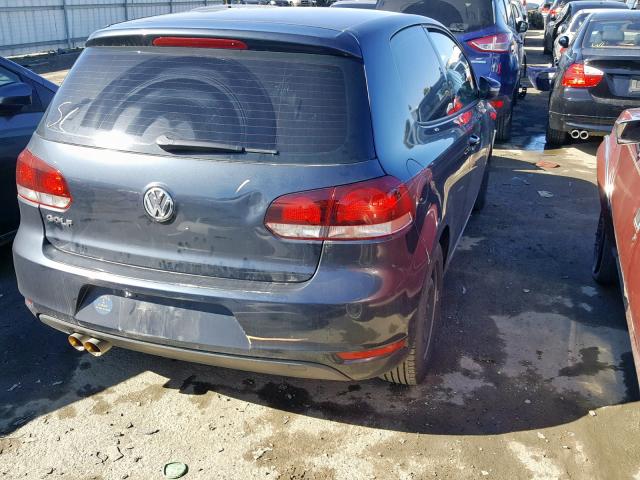 WVWAB7AJ4CW216563 - 2012 VOLKSWAGEN GOLF 蓝色 照片 4