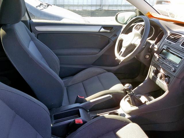 WVWAB7AJ4CW216563 - 2012 VOLKSWAGEN GOLF 蓝色 照片 5