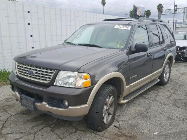 1FMDU74W15UA42587 - 2005 FORD EXPLORER E GRAY photo 2