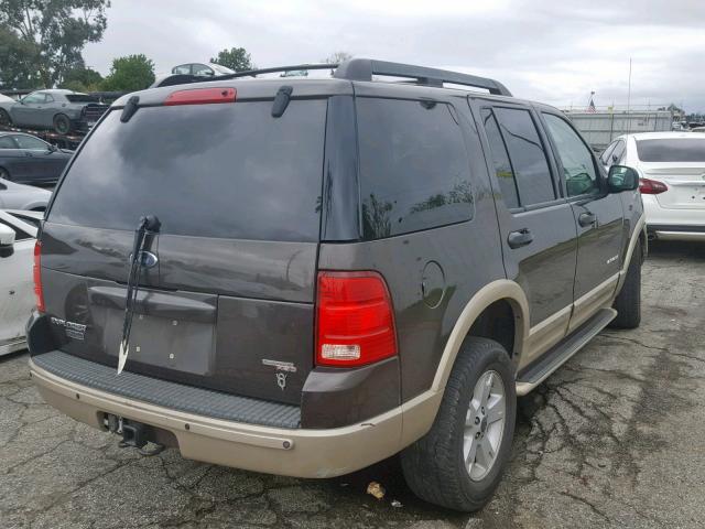 1FMDU74W15UA42587 - 2005 FORD EXPLORER E GRAY photo 4