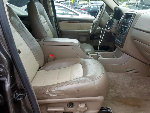 1FMDU74W15UA42587 - 2005 FORD EXPLORER E GRAY photo 5