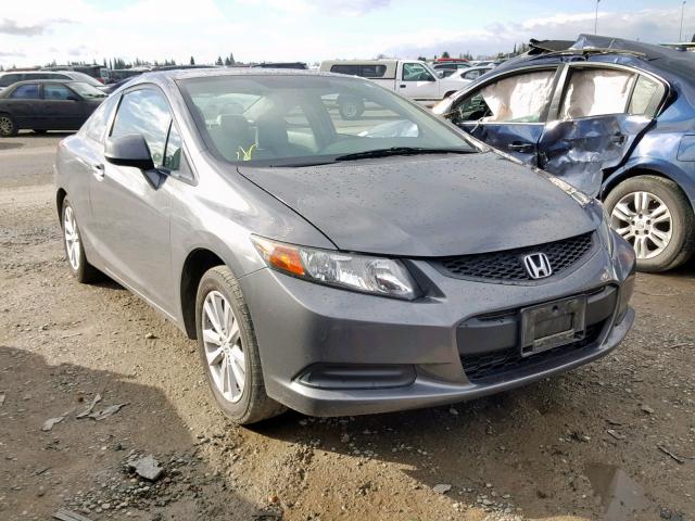 2HGFG3B11CH531187 - 2012 HONDA CIVIC EXL GRAY photo 1