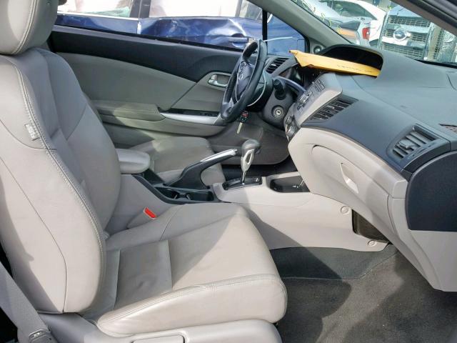 2HGFG3B11CH531187 - 2012 HONDA CIVIC EXL GRAY photo 5