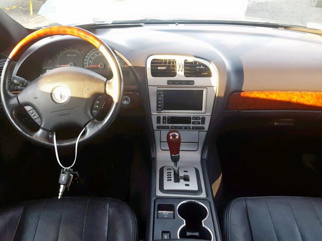 1LNHM87A86Y610092 - 2006 LINCOLN LS أسود صورة 9