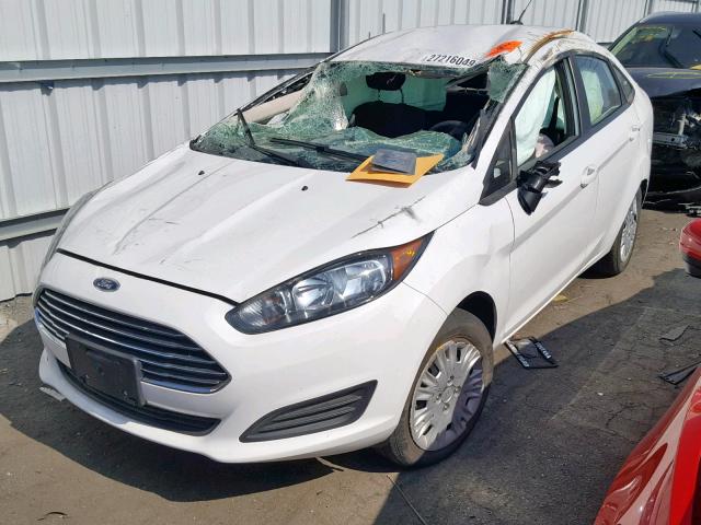 3FADP4AJ0HM168389 - 2017 FORD FIESTA S WHITE photo 2