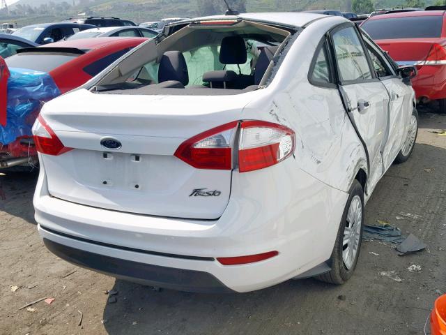 3FADP4AJ0HM168389 - 2017 FORD FIESTA S WHITE photo 4