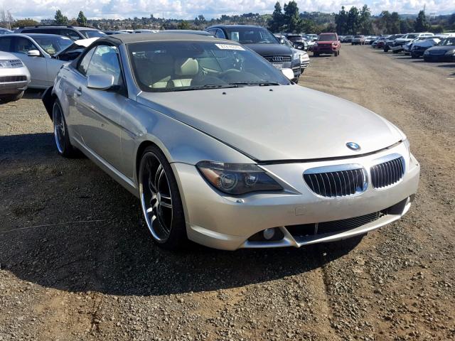 WBAEK73444B320243 - 2004 BMW 645 CI AUT BEIGE photo 1