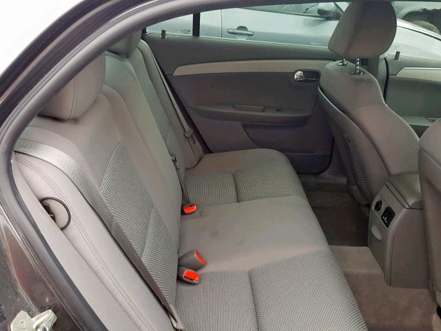 1G1ZC5E16BF217106 - 2011 CHEVROLET MALIBU 1LT CHARCOAL photo 6