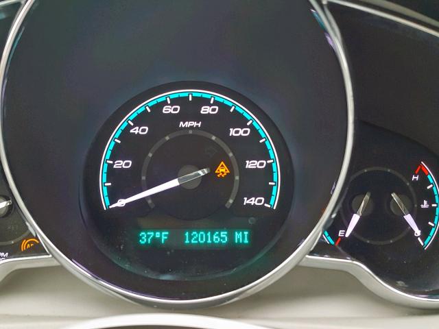 1G1ZC5E16BF217106 - 2011 CHEVROLET MALIBU 1LT CHARCOAL photo 8